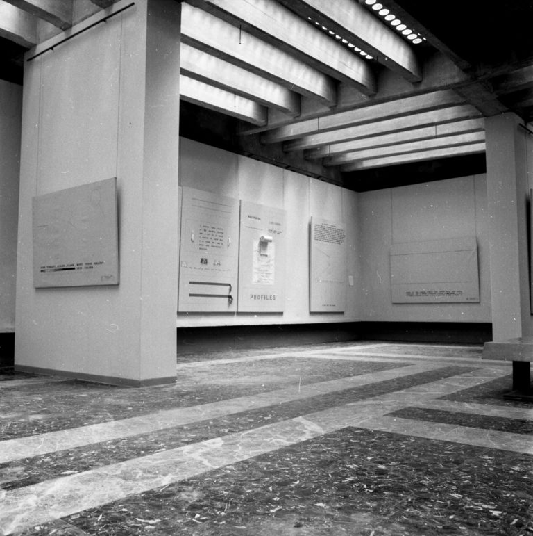 第３５回ヴェネチア・ビエンナーレ日本館屋内展示風景。写真：東野芳明