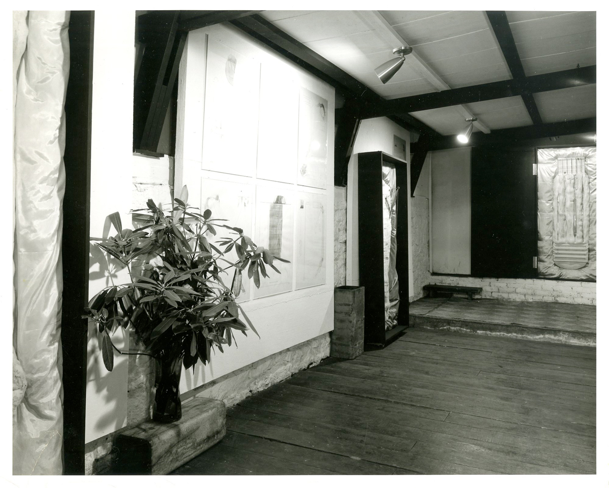 Figure 5. Installation shot from 1964 Zuni exhibition, photograph by Sherwin Greenberg Studio, Inc.